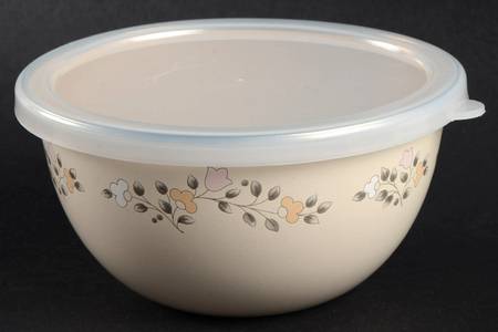Remembrance Bowl-Metal 5 3/4" with Plastic Lid