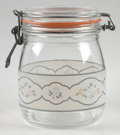 Remembrance 5" Glassware Canister with Hinged Lid