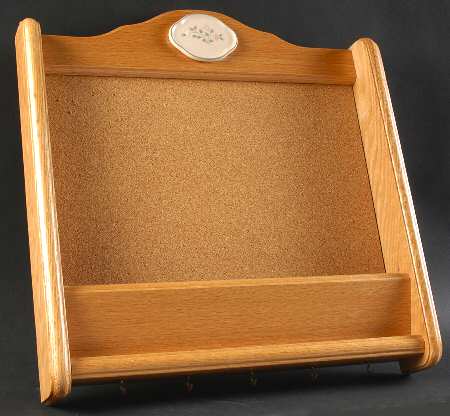 Remembrance Cork & Wood Bulletin Board