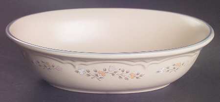 Remembrance 8" Oval Vegetable Bowl