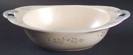 Remembrance 11" Nesting Handled Oval Serving Bowl
