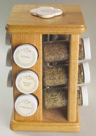 Remembrance Spice Jar Set with Wood Stand