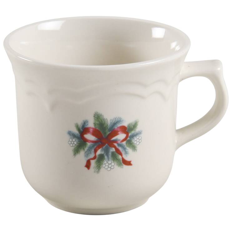 Red Ribbons Flat Cup