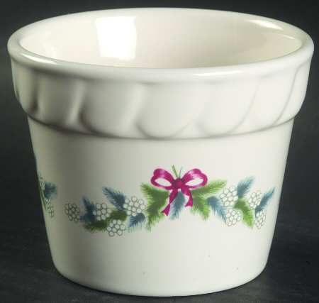 Red Ribbons Votive Flower Pot