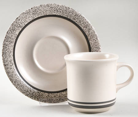 Riverstone Flat Cup & Saucer Set