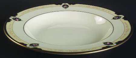 Royal Onyx Large Rim Soup Bowl
