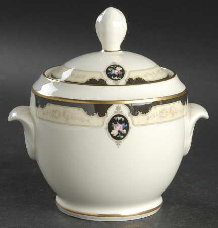 Royal Onyx Sugar Bowl & Lid