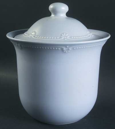 Sea Blue Pearls Small Canister & Lid