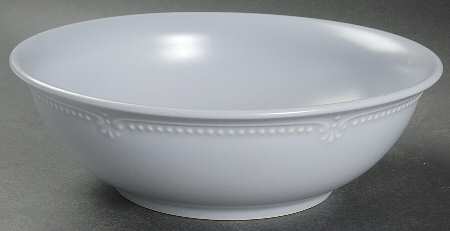 Sea Blue Pearls 8" Round Vegetable Bowl