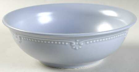Sea Blue Pearls 7" Round Vegetable Bowl