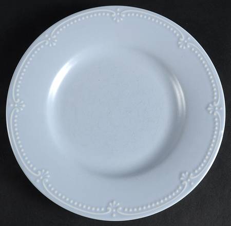 Sea Blue Pearls Luncheon Plate