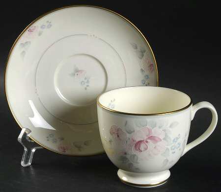 Secrets Footed Cup & Saucer Set