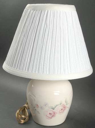 Secret Rose Ginger Jar Accent Lamp & Shade