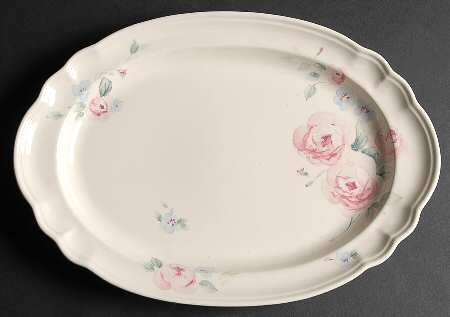 Secret Rose 14" Oval Serving Platter