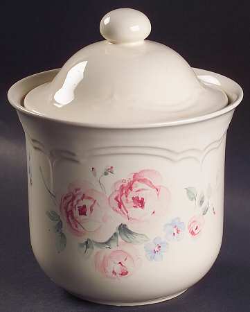 Secret Rose Medium Canister & Lid
