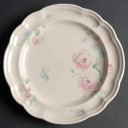 Secret Rose Luncheon Plate