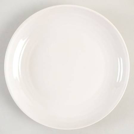 Simply White Circles Salad Plate