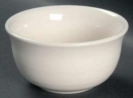 Simply White Circles Dessert Bowl