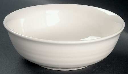 Simply White Circles Super Soup/Cereal Bowl