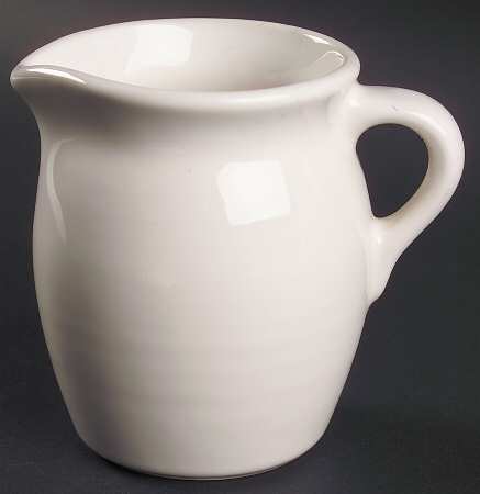 Simply White Circles Creamer