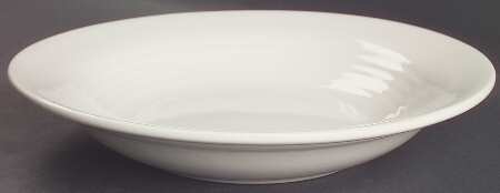 Simply White Circles 10" Individual Pasta Bowl