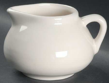 Simply White Circles Round Gravy Boat