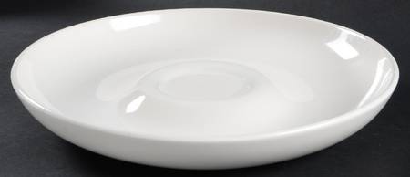 Simply White Circles Chip Bowl/Plate for Chip & Dip Set