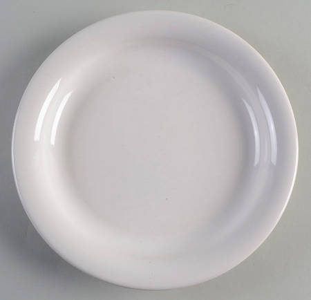 Simply White Shapes Luncheon Plate