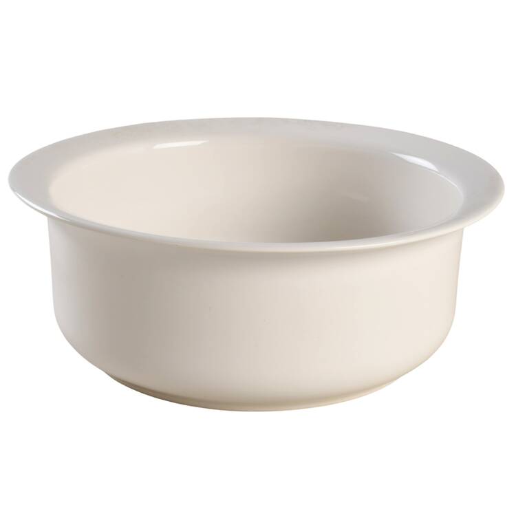 Simply White Shapes 2.25 Qt Round Casserole No Lid by Pfaltzgraff