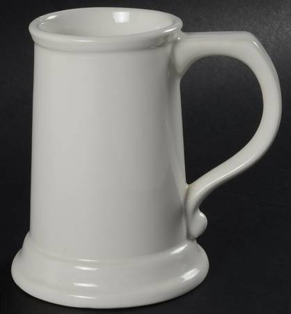 Simply White Shapes Tankard
