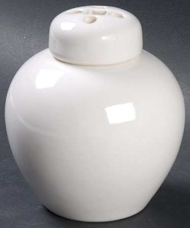 Simply White Shapes Potpourri Jar & Lid