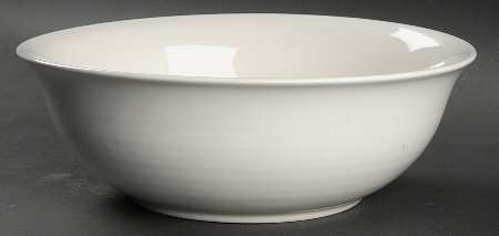 Simply White Shapes 10" Large Salad Serving Bowl