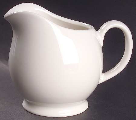 Simply White Shapes Large Gravy Boat/Pitcher