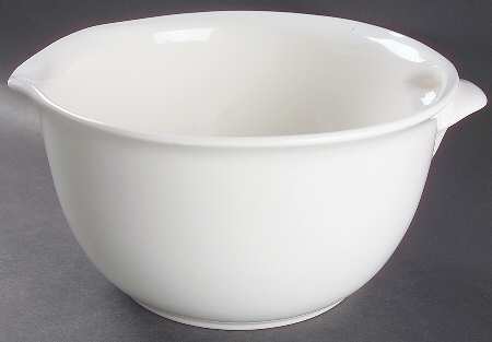Simply White Shapes Oversize Batter Bowl