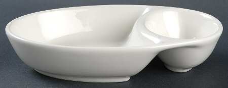 Simply White Shapes Individual Chip/Dip-1 Piece
