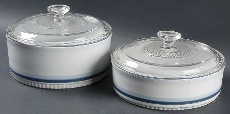 Sky 4-Piece Bakeware Set (2 Bakers with Lids)