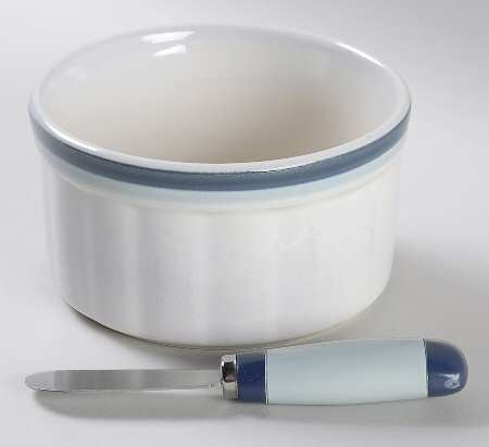 Sky Dip Bowl & Spreader Set