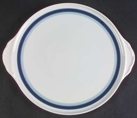 Sky Handled Cake Plate by Pfaltzgraff
