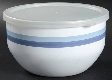 Sky 7" Metal Bowl & Plastic Lid