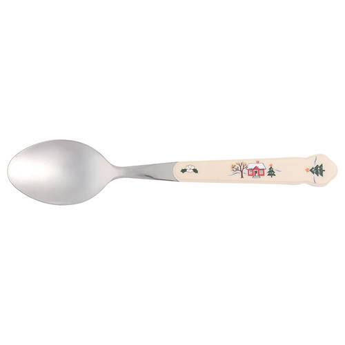 Snow Village Place/Oval Soup Spoon