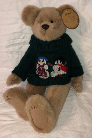 Snow Village Plush Teddy Bear