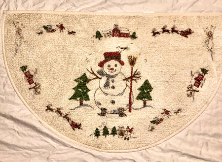 Snow Village Slice Rug
