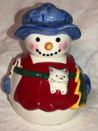 Snow Village Snowman Ornament