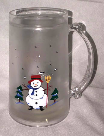 Snow Village Acrylic Freezer Insulated Mug
