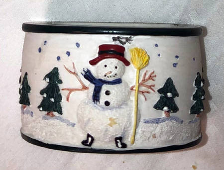 Snow Village Napkin Ring