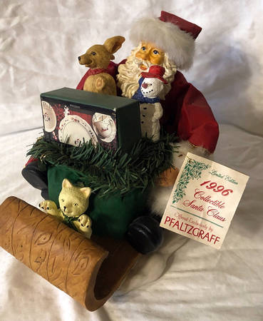 Snow Village Santa Claus Figurine