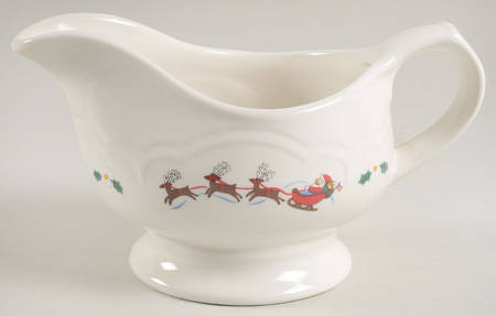 Snow Village Gravy Boat