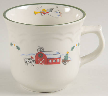 Snow Village Flat Cup