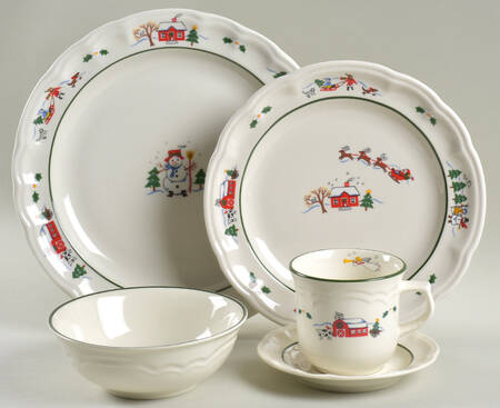 Snow Village 40 Piece Estate Set