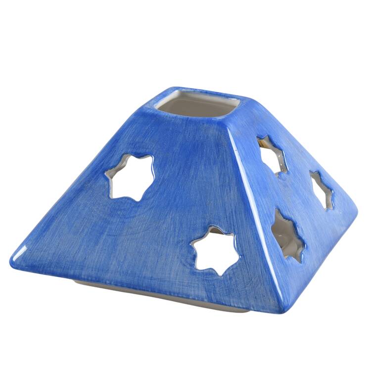 Snow Village 2 Piece Lantern Luminary, Lid Only